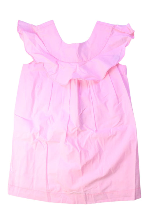 A Pink Sleeveless Dresses from Jacadi in size 4T for girl. (Front View)