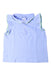 A Blue Sleeveless Polos from Jacadi in size 4T for girl. (Front View)