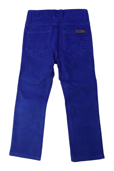 A Blue Casual Pants from Jacadi in size 4T for girl. (Back View)