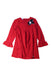 A Red Long Sleeve Dresses from Paz Rodriguez in size 5T for girl. (Front View)