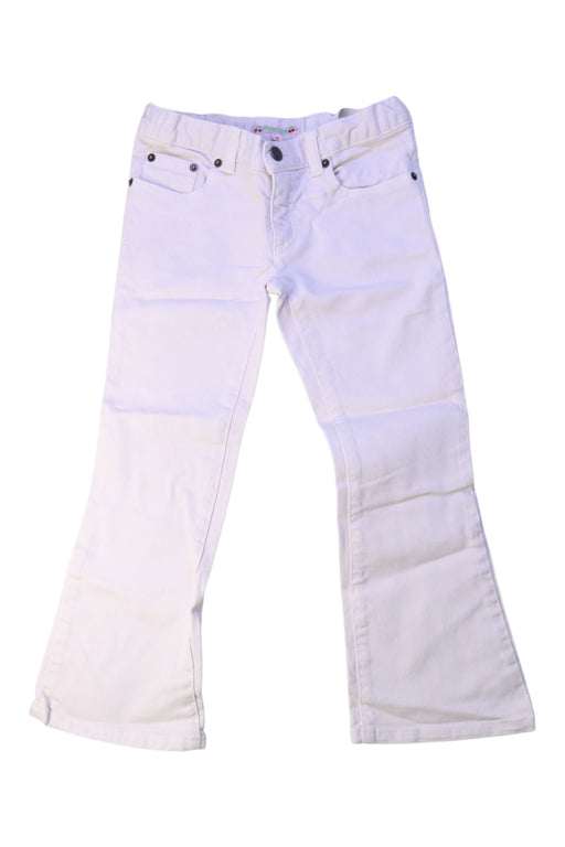 A White Jeans from Bonpoint in size 4T for girl. (Front View)