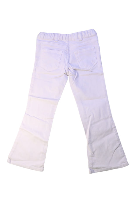 A White Jeans from Bonpoint in size 4T for girl. (Back View)