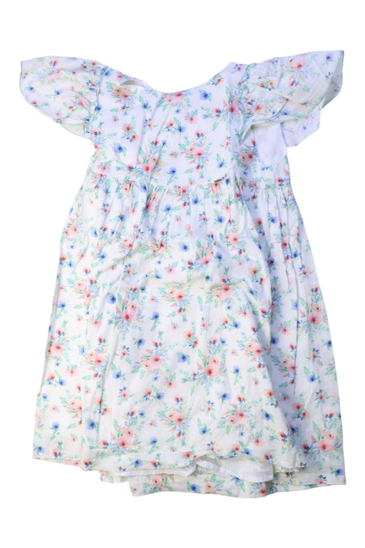 A Multicolour Short Sleeve Dresses from Purete du... Bebe in size 4T for girl. (Front View)