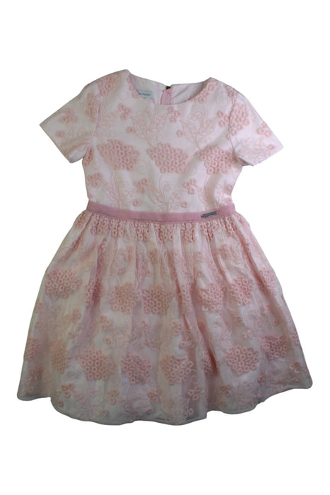 A Pink Short Sleeve Dresses from I Pinco Pallino in size 8Y for girl. (Front View)