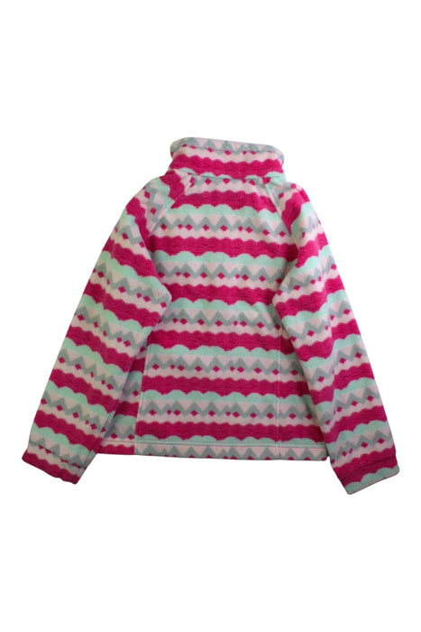 A Pink Lightweight Jackets from Columbia in size 7Y for girl. (Back View)