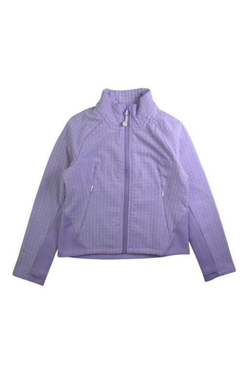 A Purple Lightweight Jackets from Moody Tiger in size 7Y for girl. (Front View)