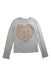 A White Long Sleeve Tops from Miss Grant in size 7Y for girl. (Front View)