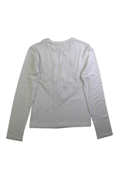 A White Long Sleeve Tops from Miss Grant in size 7Y for girl. (Back View)