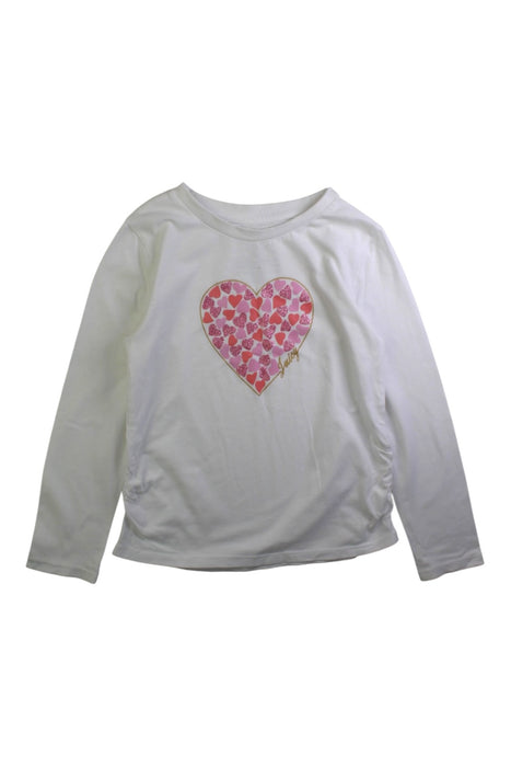 A White Long Sleeve Tops from Juicy Couture in size 8Y for girl. (Front View)