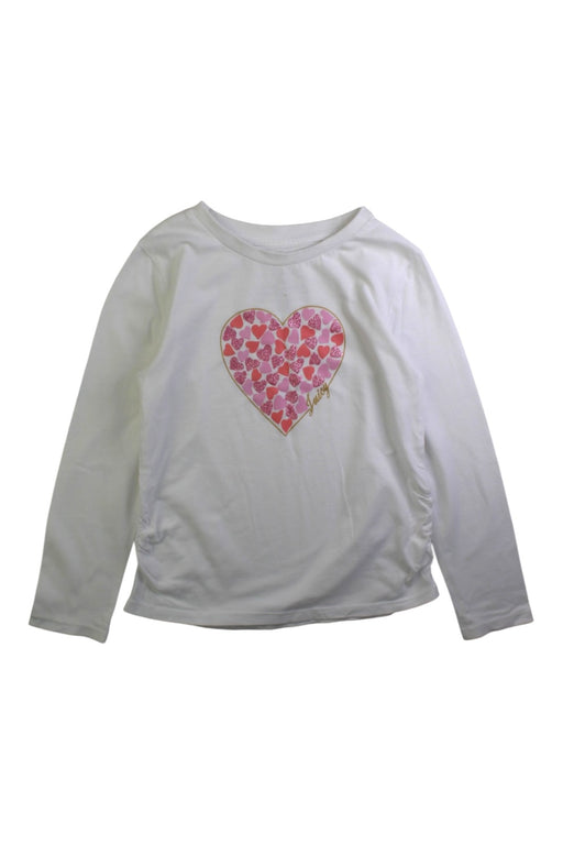 A White Long Sleeve Tops from Juicy Couture in size 8Y for girl. (Front View)