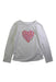 A White Long Sleeve Tops from Juicy Couture in size 8Y for girl. (Front View)