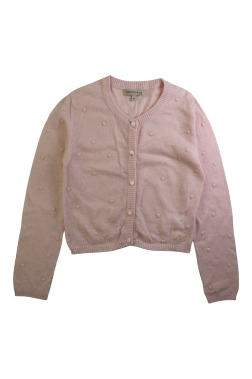 A Pink Cardigans from Hucklebones in size 8Y for girl. (Front View)