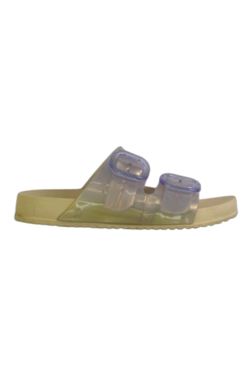 A Transparent Sandals from Mini Melissa in size 7Y for girl. (Front View)