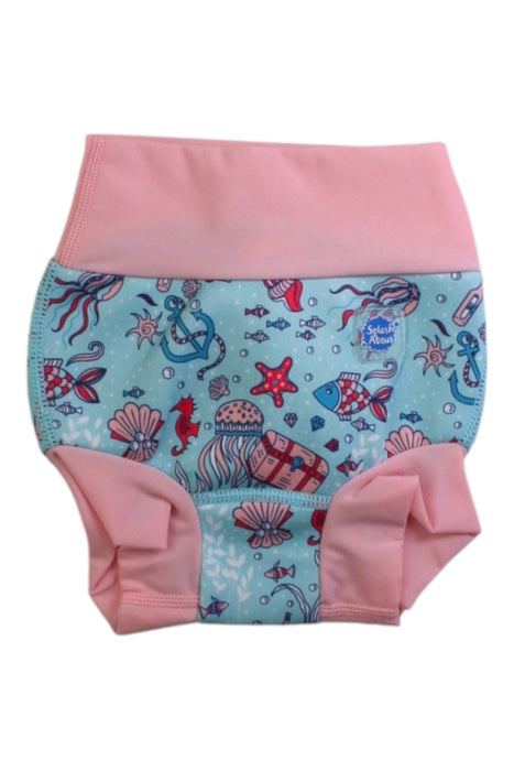A Pink Swim Diapers from Splash About in size 6T for girl. (Front View)