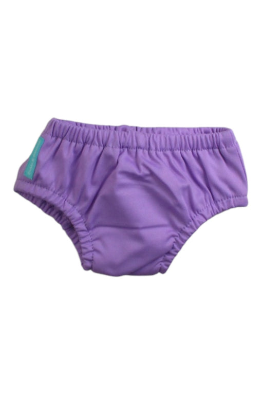 A Purple Swim Diapers from Charlie Banana in size 3-6M for neutral. (Front View)