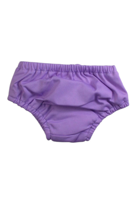 A Purple Swim Diapers from Charlie Banana in size 3-6M for neutral. (Back View)