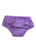A Purple Swim Diapers from Charlie Banana in size 3-6M for neutral. (Back View)