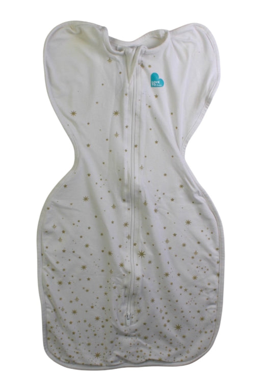 A White Swaddles from Love To Dream in size 0-3M for neutral. (Front View)