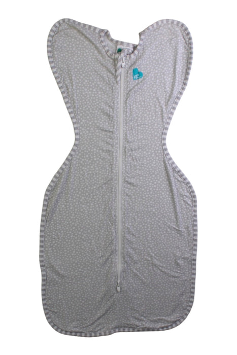 A Grey Swaddles from Love To Dream in size 0-3M for neutral. (Front View)