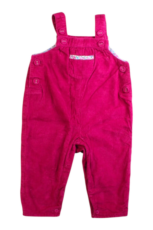 A Pink Long Overalls from Jojo Maman Bébé in size 3-6M for girl. (Front View)