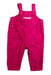 A Pink Long Overalls from Jojo Maman Bébé in size 3-6M for girl. (Front View)