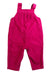 A Pink Long Overalls from Jojo Maman Bébé in size 3-6M for girl. (Back View)