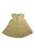 A Yellow Sleeveless Dresses from Petit Bateau in size 3-6M for girl. (Front View)