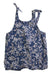 A Navy Sleeveless Rompers from Toshi in size 3-6M for girl. (Back View)