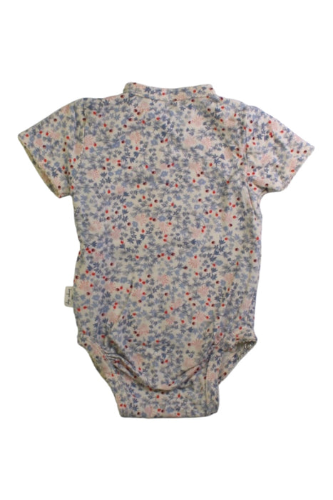 A Blue Short Sleeve Bodysuits from Konges Sløjd in size 0-3M for girl. (Back View)