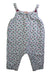 A Red Sleeveless Jumpsuits from Du Pareil au même in size 3-6M for girl. (Front View)