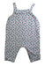 A Red Sleeveless Jumpsuits from Du Pareil au même in size 3-6M for girl. (Back View)