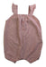 A Pink Sleeveless Rompers from Petit Bateau in size 3-6M for girl. (Back View)