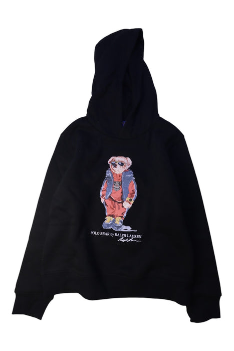 A Black Hooded Sweatshirts from Polo Ralph Lauren in size 10Y for neutral. (Front View)