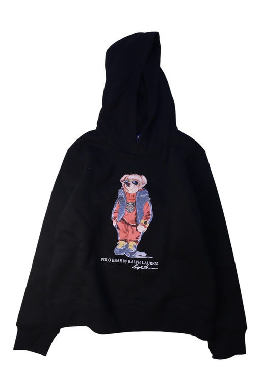 A Black Hooded Sweatshirts from Polo Ralph Lauren in size 10Y for neutral. (Front View)