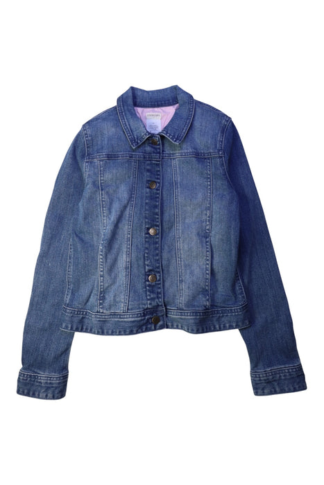 A Blue Lightweight Jackets from Crewcuts in size 12Y for girl. (Front View)