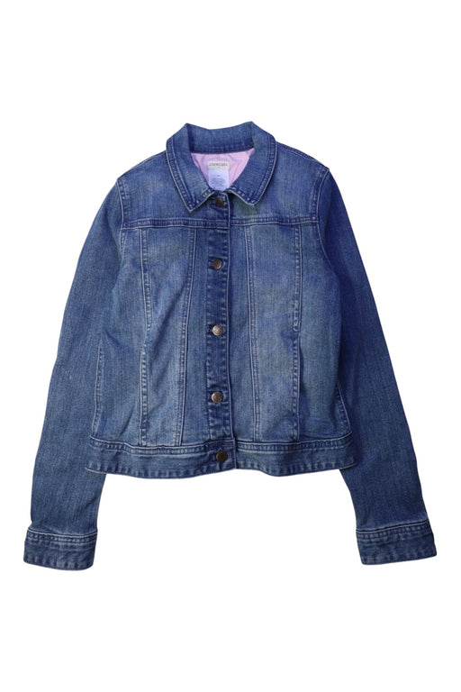 A Blue Lightweight Jackets from Crewcuts in size 12Y for girl. (Front View)