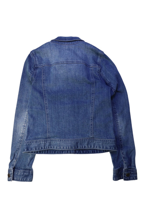 A Blue Lightweight Jackets from Crewcuts in size 12Y for girl. (Back View)