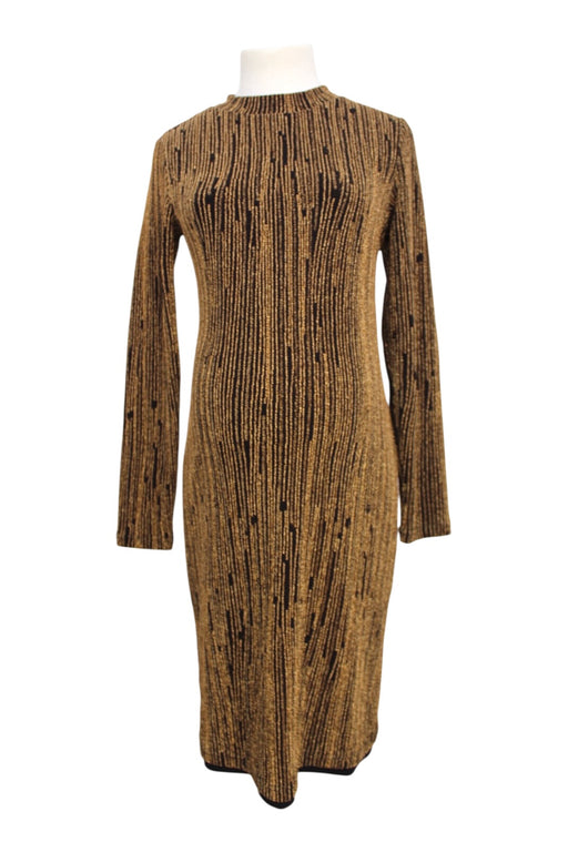 A Gold Long Sleeve Dresses from Jojo Maman Bébé in size Maternity-S for maternity. (Front View)
