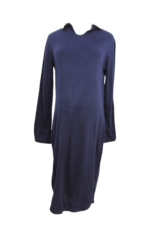 A Navy Long Sleeve Dresses from Seraphine in size Maternity-S for maternity. (Front View)