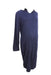 A Navy Long Sleeve Dresses from Seraphine in size Maternity-S for maternity. (Back View)