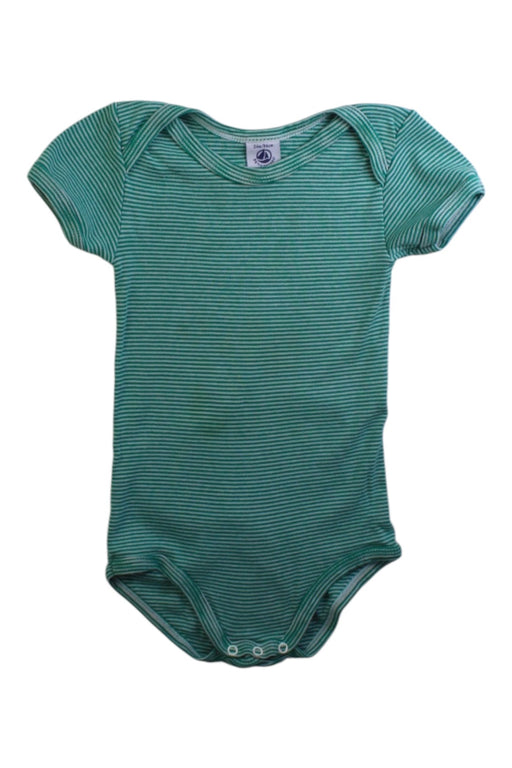 A Green Sleeveless Bodysuits from Petit Bateau in size 2T for neutral. (Front View)