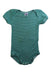 A Green Sleeveless Bodysuits from Petit Bateau in size 2T for neutral. (Front View)