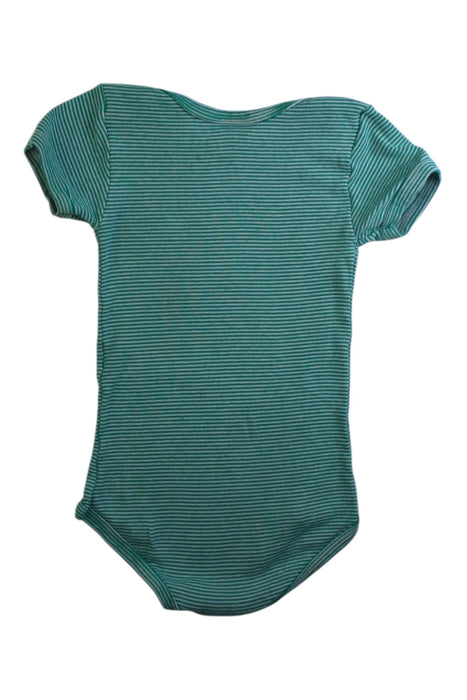 A Green Sleeveless Bodysuits from Petit Bateau in size 2T for neutral. (Back View)