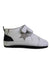 A White Booties from Petit Bateau in size 12-18M for boy. (Front View)