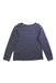 A Navy Long Sleeve Tops from Hanna Andersson in size 6T for girl. (Back View)