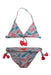 A White Bikinis from Sunuva in size 7Y for girl. (Front View)