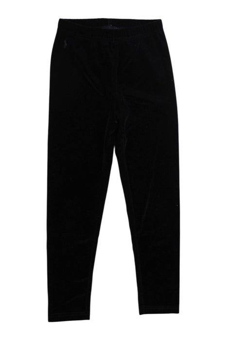 A Black Leggings from Polo Ralph Lauren in size 7Y for girl. (Front View)