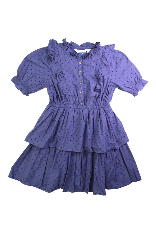 A Purple Short Sleeve Dresses from Janie & Jack in size 8Y for girl. (Front View)