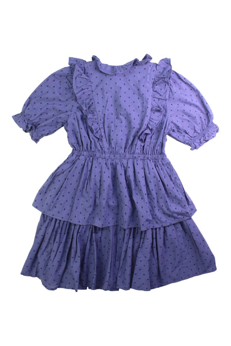A Purple Short Sleeve Dresses from Janie & Jack in size 8Y for girl. (Back View)