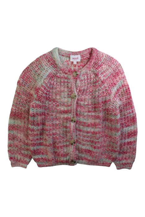 A Multicolour Cardigans from Seed in size 5T for girl. (Front View)